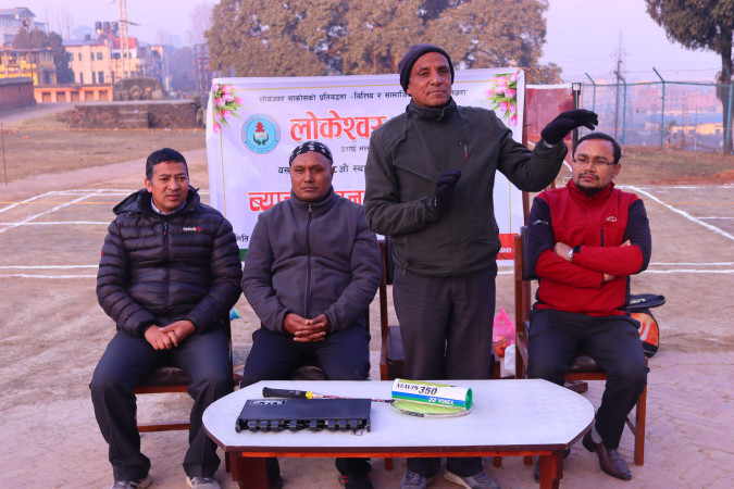 लोकेश्वर साकोसमा ब्याडमिन्टन प्रतियोगिता 