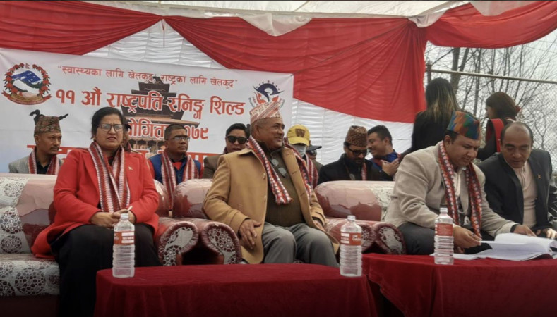 भक्तपुर जिल्लास्तरीय ११ औं राष्ट्रपति कप खेलकुद प्रतियोगिता सुरु