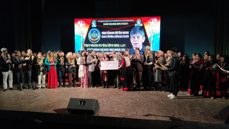 स्टार अवार्डमा मदनकृष्णलाई लाइफटाइम अचिभमेन्ट अवार्ड