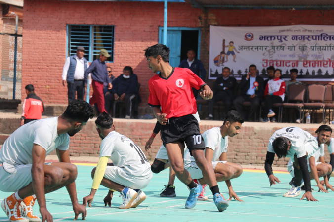 खो–खो प्रतियोगिताको पहिलो दिनको नतिजा