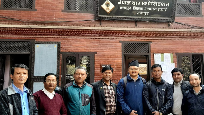 भक्तपुर बारमा कानून अध्ययन समाजको प्यानलै मनोनयन दर्ता ः अध्यक्षमा कैती