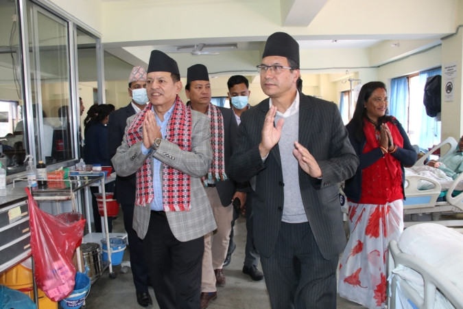 प्रदेश स्वास्थ्यमन्त्री रामेश्वर श्रेष्ठद्वारा ख्वप कलेज, ख्वप अस्पताल र ख्वप इन्जिनियरिङ कलेजहरुको स्थलगत अवलोकन