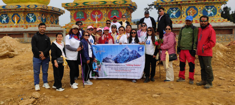 बालविवाहमुक्त ललितपुरका लागि कल्पनाले थालिन् हाइकिङ
