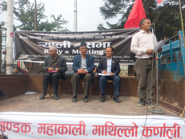 सुन्दर वगैचालाई मरुभूमि बनाइयो  