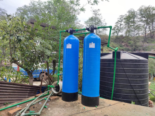 नेकमा पानी प्रशाेधन प्रविधि जडान  