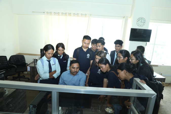 ख्वप कलेजको पत्रकारिताका विद्यार्थी राससमा 