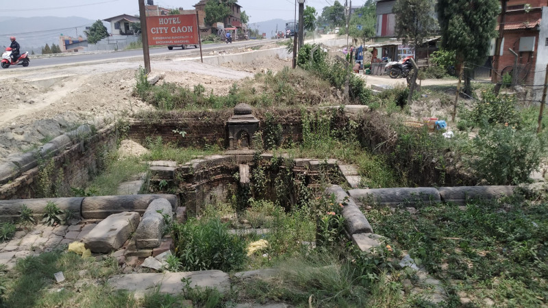 संरक्षणको पर्खाइमा भक्तपुरको ढुङ्गेधारा
