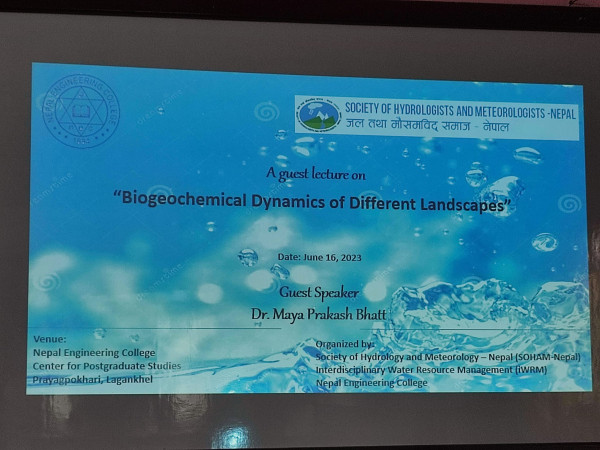 नेकमा जैविक-भूगर्भीय-रसायनीक गतिशिलतामा प्रवचन