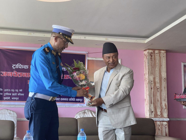 आजबाट भक्तपुरमै ट्राफिक सचेतना कार्यक्रमको शुभारम्भ