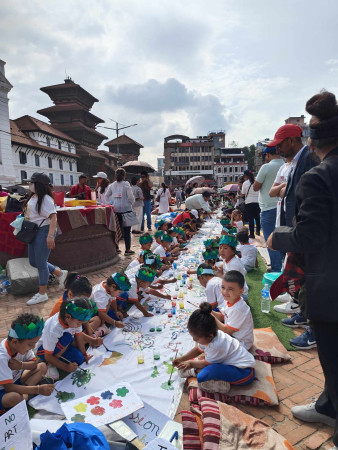 स्वास्थ्य सम्बन्धिकाे जनचेतना जगाउन बसन्तपुरमा अाेलम्पिक दिवस मनायाे 