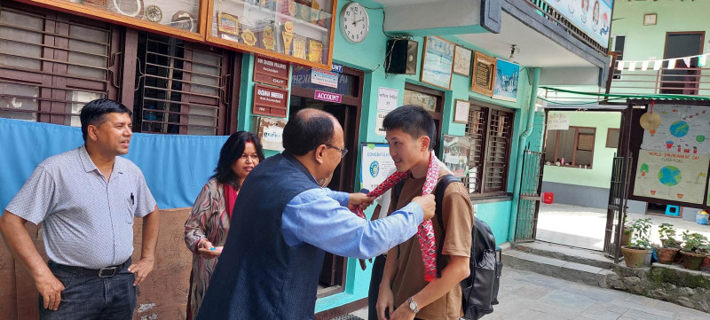 विनायकमा ताइवानी स्वयंसेवक शिक्षक-शिक्षिकाहरूको स्वागत