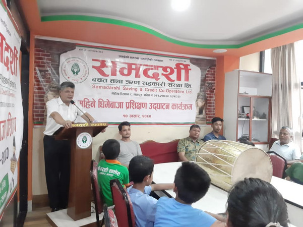 समदर्शी साकोसमा  ३ महिने  धिमेबाजा प्रशिक्षण सुरु