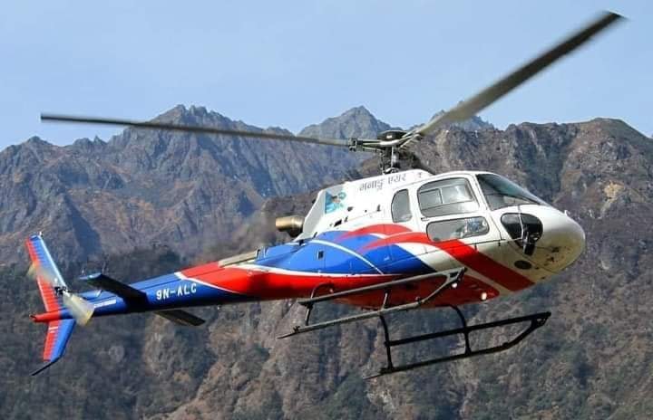 हेलिकप्टर दुर्घटनाग्रस्त अवस्थामा फेला ,६ मध्ये पाँच जनाको शव भेटिए