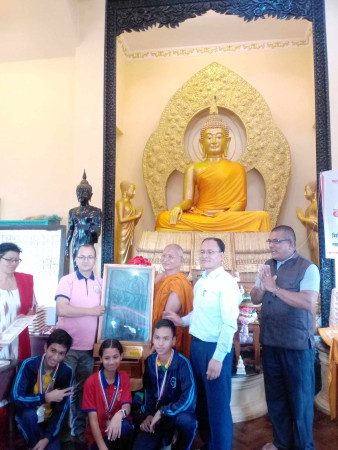 बौद्ध हाजिरी जवाफ प्रतियोगितामा वागीश्वरी मावि प्रथम