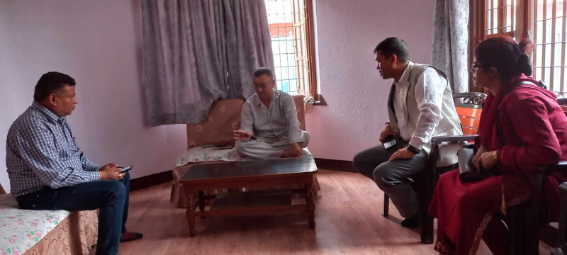 कृषि मन्त्रीसँग लम्पी स्किन पीडित किसानलाई राहत माग गर्दै 