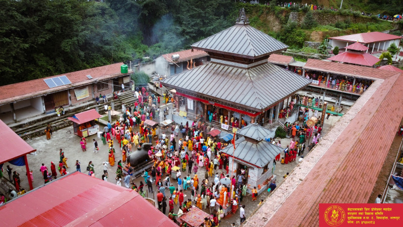 डोलेश्वरमा ३८ दिने श्रावणी मेला सुरु