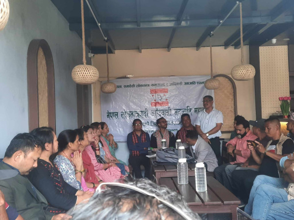 काठमाण्डौ क्षेत्र नं ५ को नेपाल लोकतन्त्र आदिबासी जनजाती महासघको सभापतिमा मनोनित महर्जन 