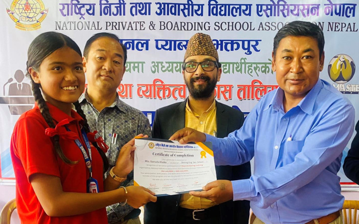 नेसनल प्याव्सन भक्तपुरको आयोजनामा उदघोषण तालिम 