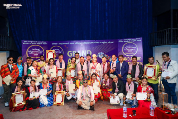 राष्ट्रिय आदिबासी म्युजिक तथा फिल्म अवार्ड–२०८०’ सम्पन्न