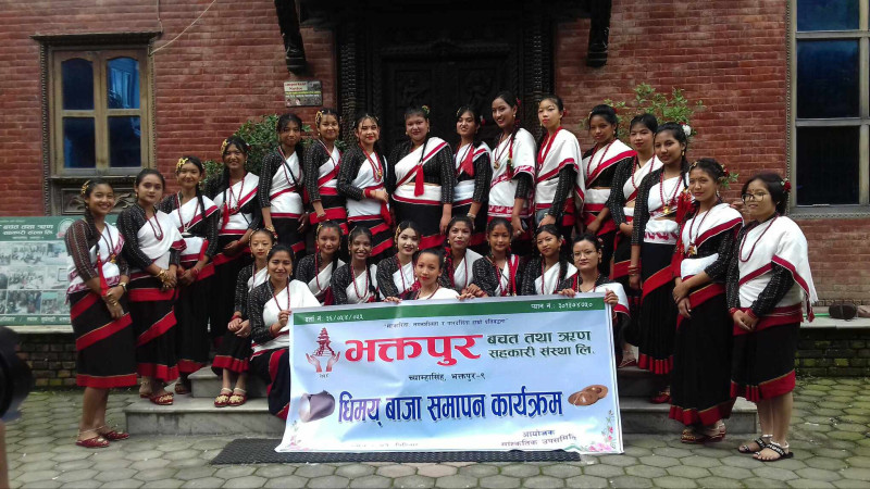 भक्तपुर बचतमा लेखा तथा धिमे बाजा प्रशिक्षण तालिम सम्पन्न