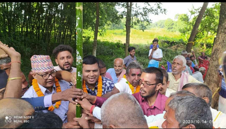 लहान १५ मोहनपुरमा शनी मन्दिर निर्माण हुने 