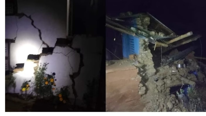 काठमाडौंमा भूकम्पको धक्का महशुश ः जाजरकोटमा हालसम्म ७३ को मृत्यु ः रुकुम पश्चिम जिल्लामा घर भत्किंदा च्यापिएर आमा र चार नाबालक छोरीहरुसहित सातको मृत्यु 