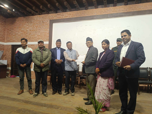 समाजवादी मोर्चा कीर्तिपुरले नगरपालिकालाई बुझायो ज्ञापनपत्र
