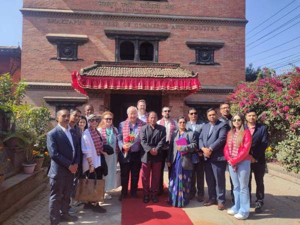 क्यासीका प्रतिनिधिलाई भक्तपुर बीसीसीआईमा स्वागत