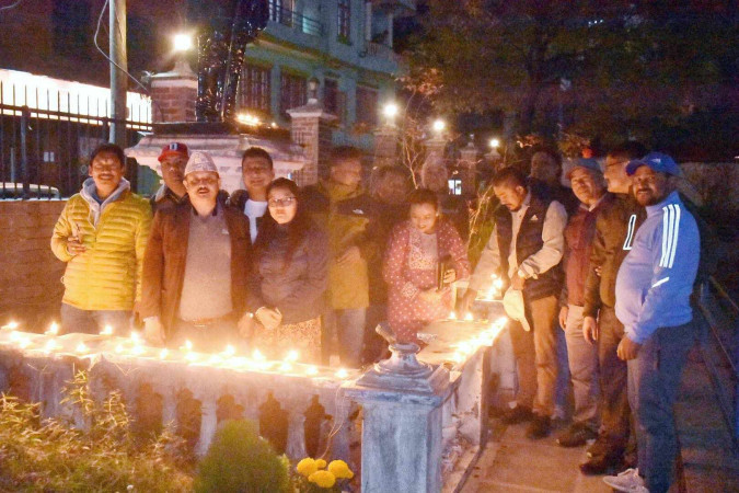 कांग्रेसका संस्थापक गणेशमानको १०९ औं जन्मजयन्तीमा दिप प्रज्ज्वलन