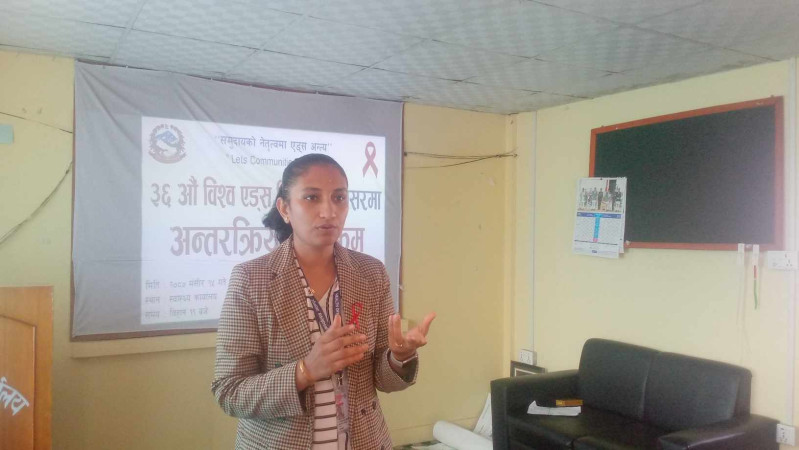 भक्तपुरमा एड्स रोगीहरु एक सय भन्दा वढी