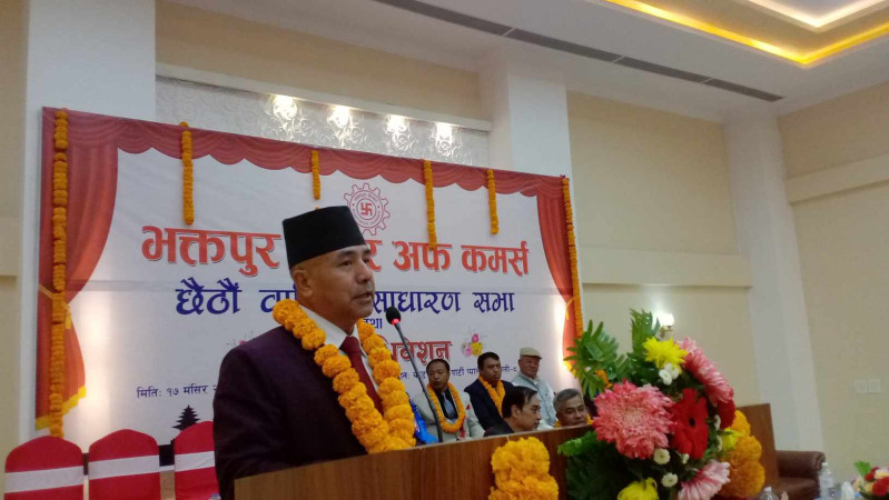 भक्तपुर चेम्वरको अध्यक्षमा कविदास (कार्यसमितिको नामावलीसहित)