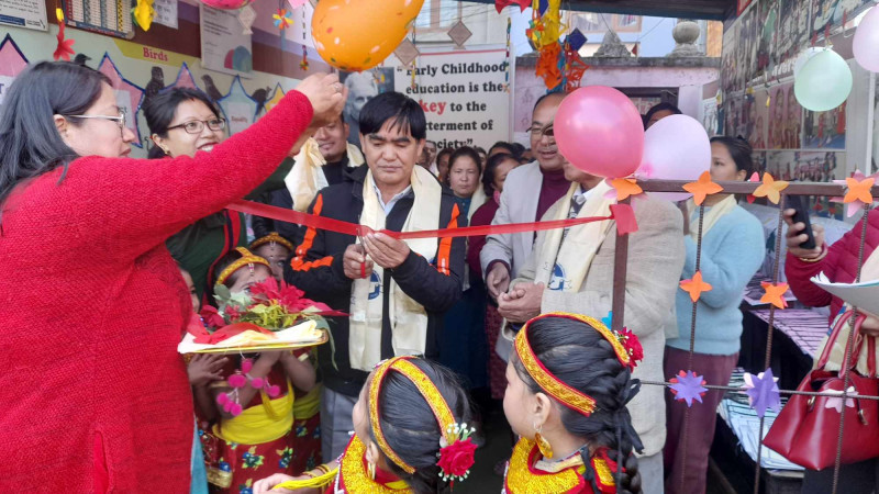 विनायक शिक्षा निकेतनकाे प्रि स्कुलमा शैक्षिक प्रदर्शनी 