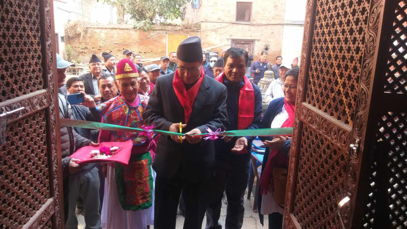 क्वाठन्डौंस्थित प्रशन्नशील महाविहारको आगँछेँ हस्तान्तरण