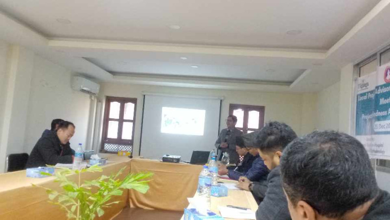 ख्वप तीलगंगा आँंखा अस्पताल ख्वप अस्पतालको भबनमा सर्दै