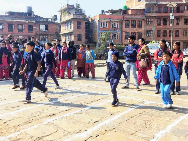 आधारभूत विद्यालय समितिस्तरीय चम्चा दौड प्रतियोगिता सम्पन्न