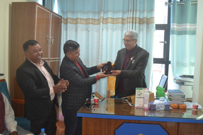 भक्तपुर बचतको अवलोकन भ्रमण मन्थली साकोसमा