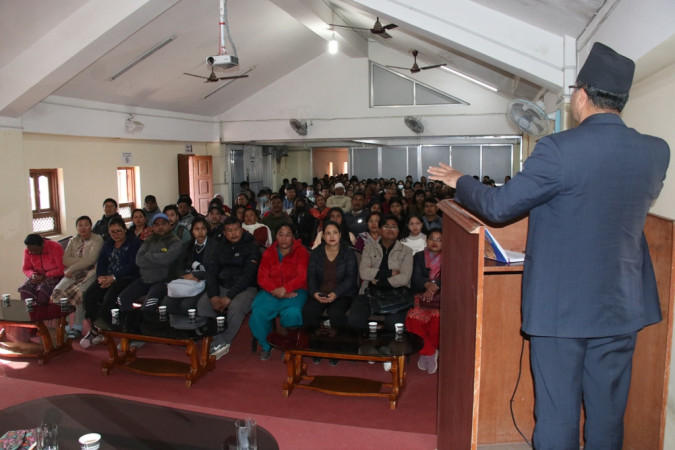 विद्यार्थीहरुलाई शैक्षिक ऋणसम्बन्धी अभिमुखीकरण 