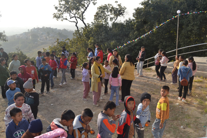 भक्तपुर बचतले गरयो बाल वनभोज र पापड बनाउने तालिम