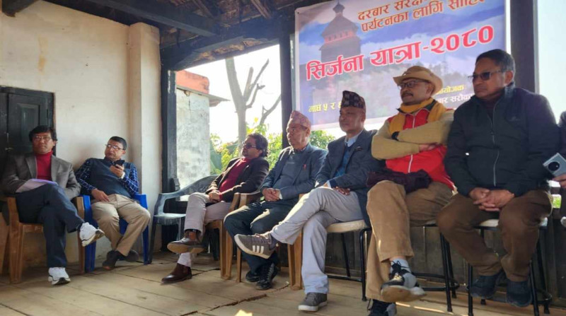 नुवाकोट दरबार परिसरमा सिर्जना यात्रा                               