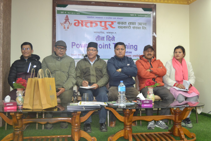 सकियो तीनदिने पावर प्वाइन्ट तालिम 