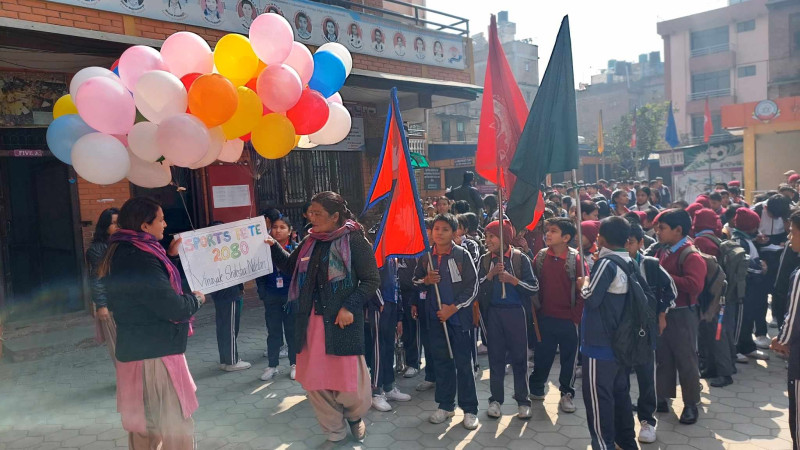 विनायकमा स्पोर्ट्स फेट उद्घाटन