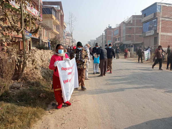 दथु पःली व्यारेकदेखि लान्चाफल्चासम्म सरसफाइ 
