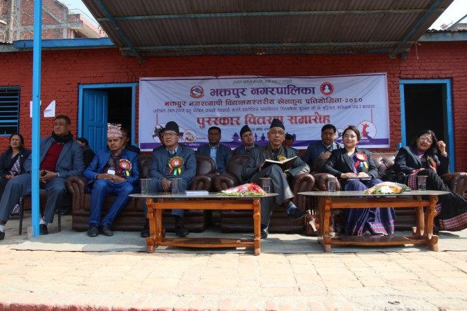 भक्तपुर नगरव्यापी विद्यालयस्तरीय खेलकुद प्रतियोगिता सम्पन्न ः कुनकुन स्कुलले हात पारे पदक ?