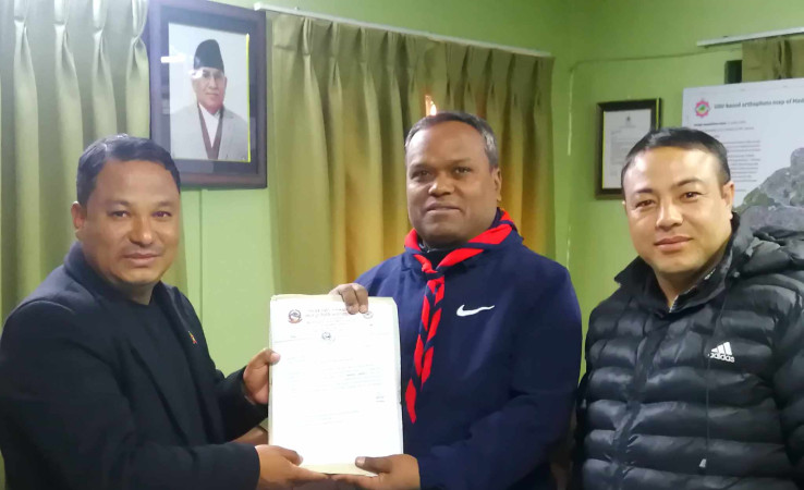 मध्यपुर थिमिको स्थानीय स्काउट आयुक्तमा तुल्सीहरि प्रजापति 