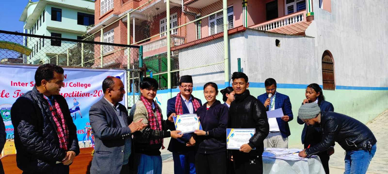 दोस्रो हिसान भक्तपुर टेबलटेनिस प्रतियोगिता २०८० सम्पन्न