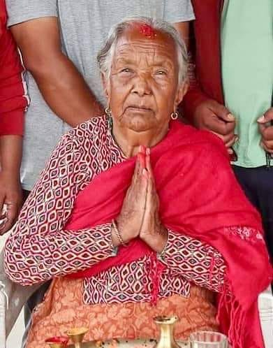 बोडेका वडा अध्यक्ष थापा श्रेष्ठलाई मातृशोक 