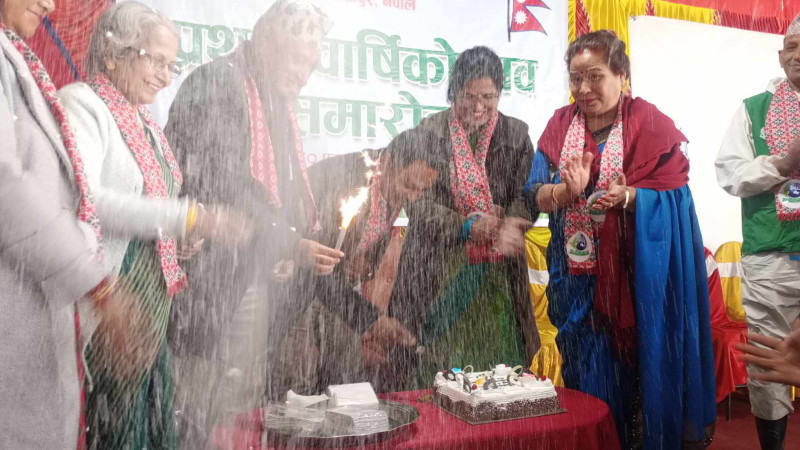 राष्ट्रका लागि दुई घण्टा अभियान भक्तपुरको प्रथम वार्षिकोत्सव तस्वीरमा 