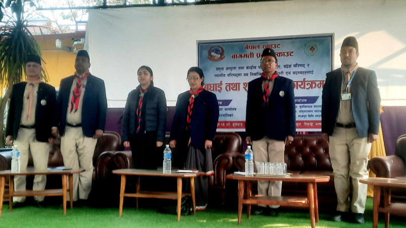 भक्तपुर नगरपालीकाले नवनियुक्त स्काउट आयुक्त, केन्द्रीय, प्रदेश, स्थानीय पदाधिकारीहरुलाई बधाई तथा शुभकामना