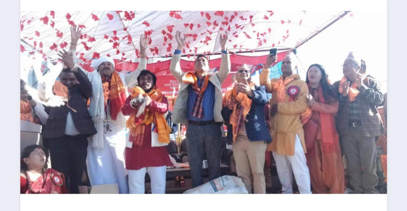 शिव पार्वती रथयात्रा भब्य रुपमा सम्पन्न, १०८ फिट अल्लो मुर्ति निर्माण द्रुत गतिमा