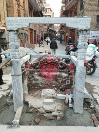 मध्यपुर थिमिको श्वेतभैरवनाथ मन्दिर पुनर्निर्माण हुदैं